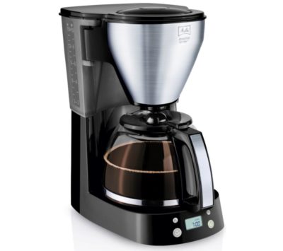 MELITTA Easy Top Timer Filter Coffee Machine - Black & Stainless Steel MELITTA Easy Top Timer Filter Coffee Machine - Black & Stainless Steel